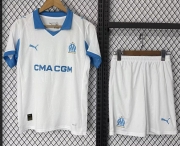2526 Marseille Home Soccer kids Soccer Jersey